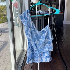 NWT WHBM one-shoulder top